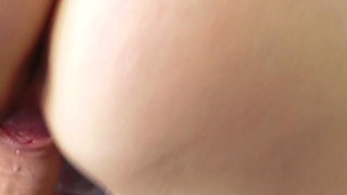 Stepdad fucks stepdaughter in the morning before classes