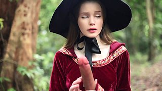 Young beauty shares passionate fantasy adventure