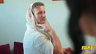 Utter gig - massive mexican caught cheating after creampie - fake hostel
