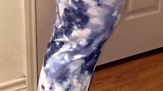 Desperate for Pee Pissing My Pants Dripping Down to My Feet