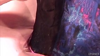 Vintage Brunette's Toy Passion Ignites with Sultry Heat