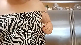 Cooking Pork chops for dinner and flashing as I cook