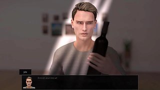 Forbidden passion unfolds with daring wife and bull in thrilling birthday play