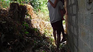 Sri Lankan Skinny Teen Fucked Outdoor by Neighbour Boy