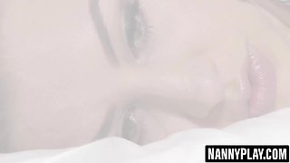 Busty lesbians Rebecca Jane Smyth and Tindra Frost eat ass and pussy