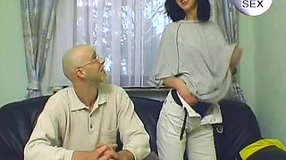 German Teen in Stocking Licked and Fucked