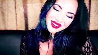 Beautiful brunette with big boobs jerk off instrucions