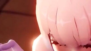 Kokomi Blowjob Oral Fellatio - Genshin Impact 3D Dick Sucking Deepthroat Animation Aether Sex