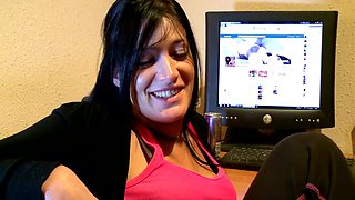 Nasty Brunette Sucks Cock By The Beach - Lana Fever And Mademoiselle Justine