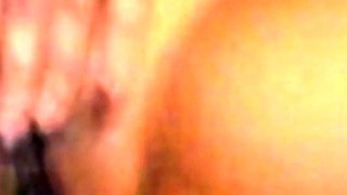 Filipina Amateur Shaves and Masturbates on Webcam