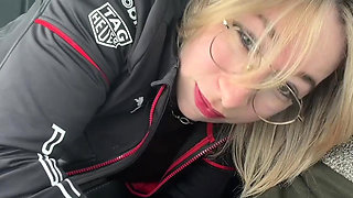 I Suck While Driving My Boyfriend While Passing Trucks Ahah