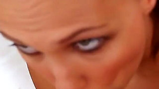 Unmatched teen Alexia Rae POV facial blowjob