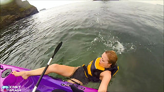 Open Water Kayak Disaster for Non Swimmer - Saved by Lifejacket