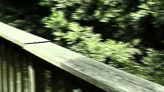 Smoking hot brunette toying tasty pussy in stockings