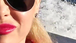 I Flash My Sexy Body on the Boat Ride with My Friends