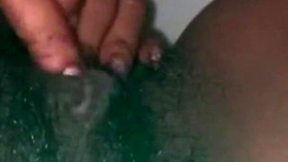 Rubbing My Hairy Pussy Underneath Camvu