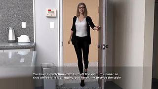 Moving Down: submissive house husband is doing all the homework while his wife is chilling ep.48