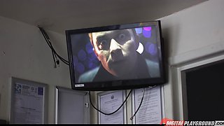 Perverted Ella Hughes exciting xxx movie