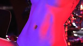 Petite sexy Vietnamese babe strips nude