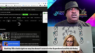 Live 50 Min Superbowl Sunday Mrflourish Podcast Stream with Co-host Taylor Vixxen