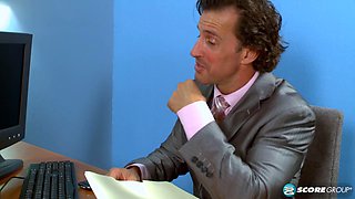 Busty Maseratis Office Creampie