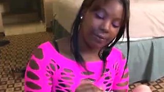 Chubby teen ebony China Blakk is a sexy slut that loves