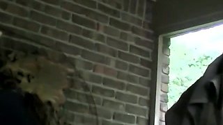 Fat amateur guy blows hairy cock and receives a big load