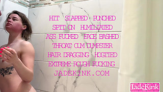 He took me to bathroom pissed on me and made lick piss from floor