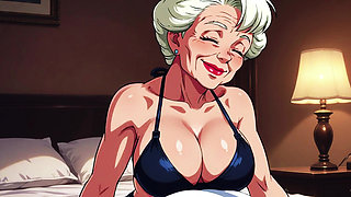 Ai Granny Deep Cleavage Tease Close Ups