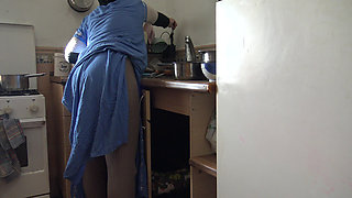 Anal Intercourse with a Turkish Cleaning Lady in Germany. Kitchen Anal Sex