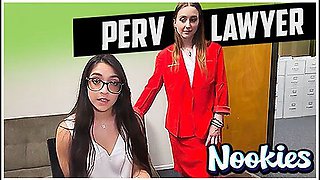 Madison Wilde, Allen Swift And Laney Grey - Shoplifter Teens Passionate Plea To Perv Lawyer And His Sexy Assistant