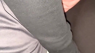 She Grabs a Stranger's Dick in Public
