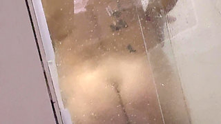 I filmed my sister-in-law taking a shower