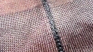 Vgq23 Aunty Sandra Putting on Her Classic Seamed Stockings