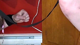 Chained up Foot Worship