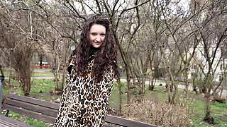 GERMAN SCOUT - Big natural saggy Tits Teen Alisa Horakova