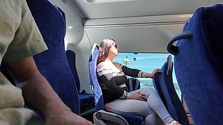 Public stranger, dick flash, risky blowjob