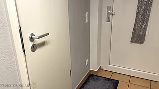 Cheating housewife gets two creampies