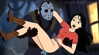 Student Cutie Gets Monster Fucked in Camp – Cartoon Horror Parody