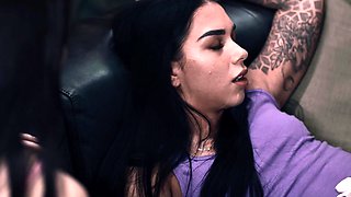 Double Penetration Gangbang Ended Up With Huge Facial