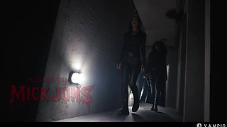 Ebony Vampire Seduces Female Mistress - Lesbian Hardcore Fantasy