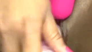 Spreading My Pussy Stimulating My Clit with Wand Intense Dildo Fucking Orgasms