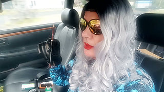 MATURE TS CD DRIVING AND SMOKING VIRGINIA SLIMS AND MORE 120s