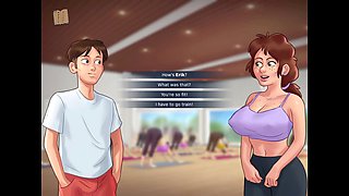 Steamy visual novel featuring a hot brunette with big tits game walkthrough