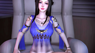 3D Cute Cosplay Babe Naked Her Pink Pussy Got Fucked so Hard