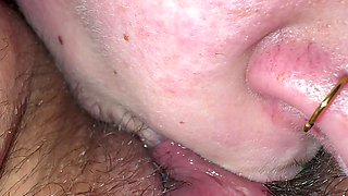 Natural Big Clit Masc Lesbian Gets Sloppy Head From Femme