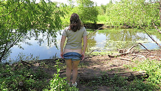 Patricia Looking for the Rivershore to Undress and Jerk off.