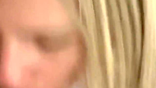 Enjoying a Ride on a Dildo with a Cock in Her Mouth