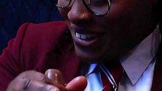 Naughty Student Oshun Mocks Your Small Cock!
