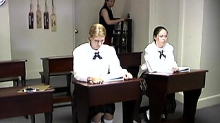 Femdom fetish mistresses fuck bdsm loser with strapon